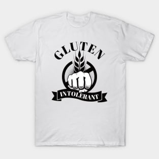 Gluten Intolerant | Punch Gluten T-Shirt
